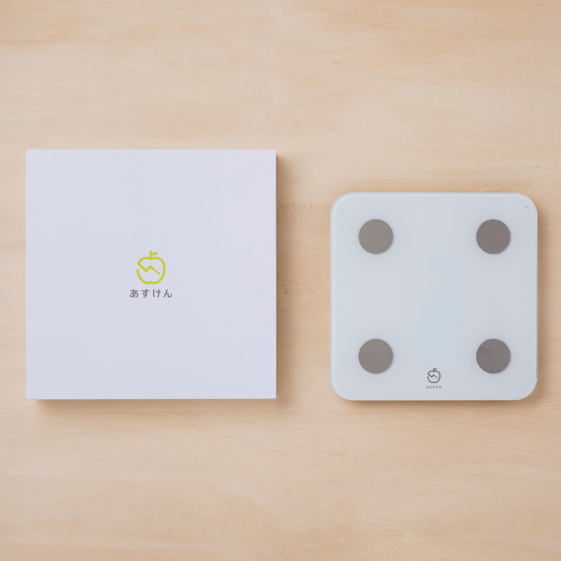 美品 あすけん体組成計 スマホ アプリ 連携 ホワイト あすけん体組成計 | 家電・ヘルスケア | あすけんSHOP