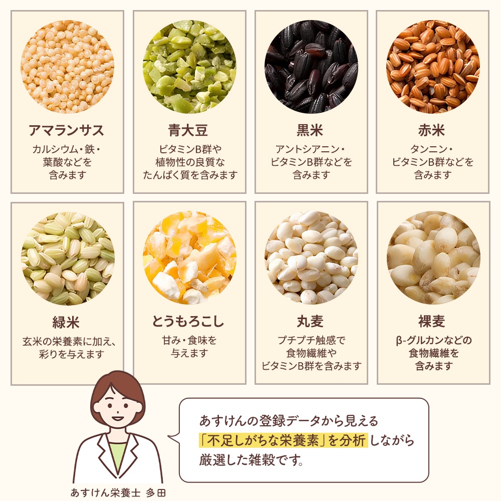 あすけん雑穀米 500g