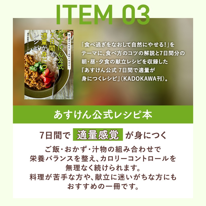あすけん健康習慣キット