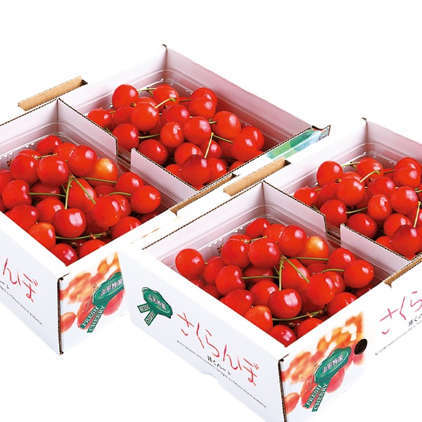 佐藤錦　バラ詰め　秀Lサイズ　1kg(500g×2)×2箱