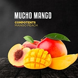 MUCHO MANGO - Dozaj Black(ドザジ ブラック)　　 シーシャフレーバー 100g