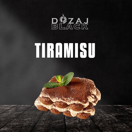 TIRAMISU - Dozaj Black(ドザジ ブラック) シーシャフレーバー 100g