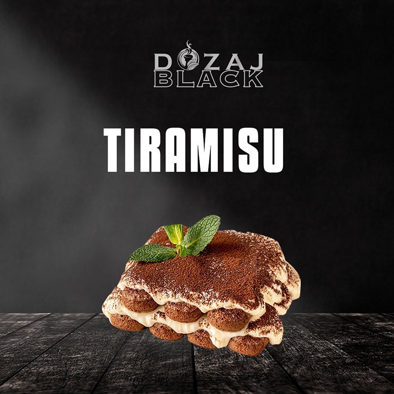 TIRAMISU - Dozaj Black(ドザジ ブラック) シーシャフレーバー 100g