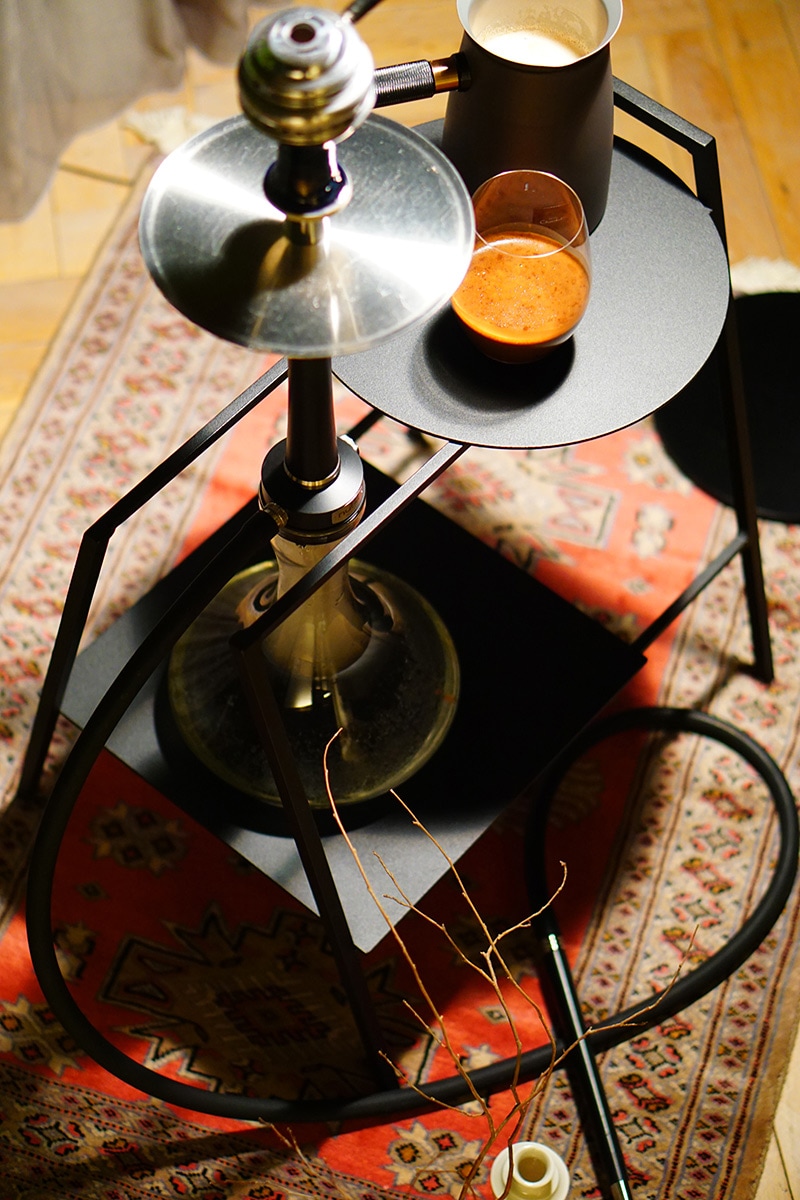 【CREATOR WORKS】 HAVN table（無垢鉄モデル）サンドブラック【受注生産】