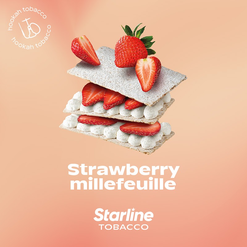STRAWBERRY MILLEFEUILLE(ストロベリーミルフィーユ) - Starline シーシャフレーバー 50g