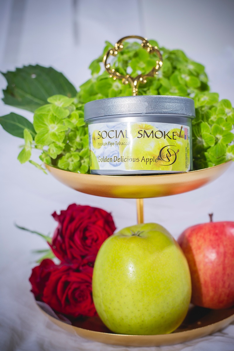 ゴールデンデリシャスアップル - Social Smoke(ソーシャルスモーク)　　 シーシャフレーバー 100g