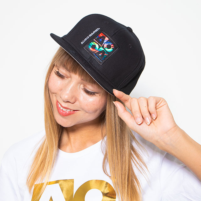 CB_AO4フラットバイザーキャップ/Neon Circle