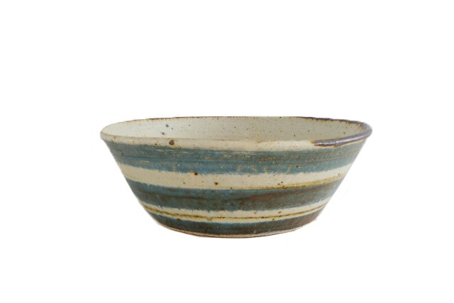 及川静香　呉須6寸鉢