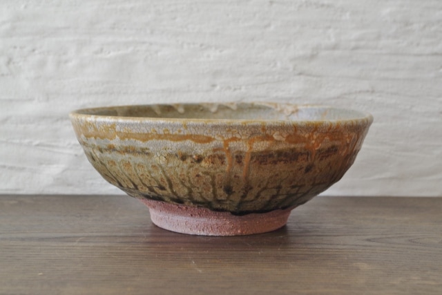 及川静香　楢灰7寸鉢　