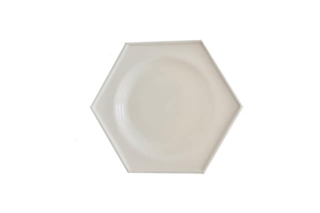 濱岡健太郎　六角リム皿
