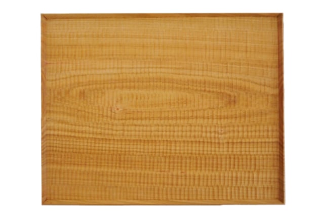 高塚和則　一人膳・木立（28×35） （細・彫）