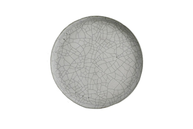 _田志保　炭入り6寸ドラ鉢　φ18.5cm