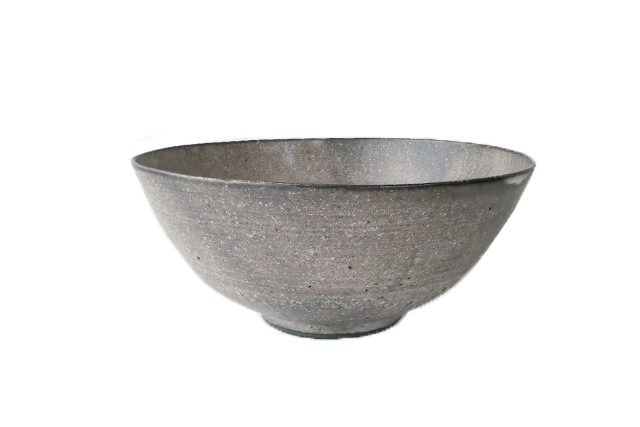 _田志保　チタン釉深鉢φ19.5ｃｍ