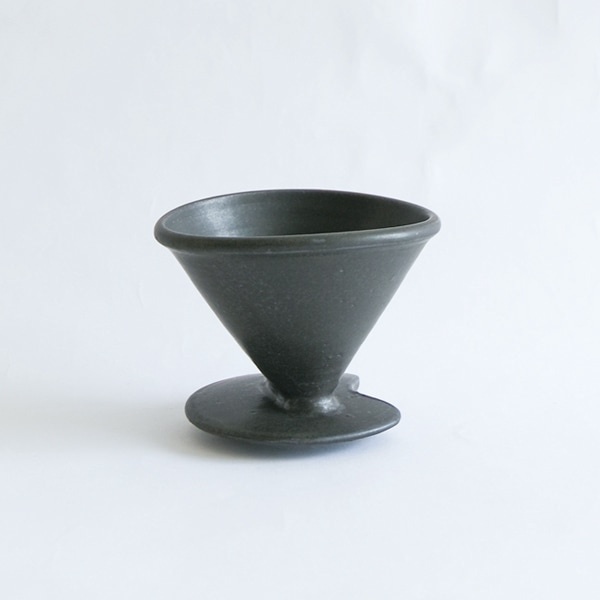 馬場勝文　黒釉ドリッパー