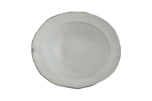 馬場勝文　土マットリムオーバル深鉢　大