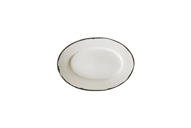 大井寛史　パールオーバル皿　中