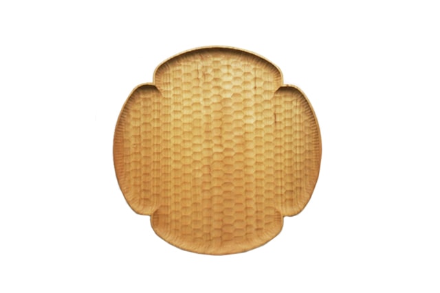 花形パン皿　中　φ20　桜