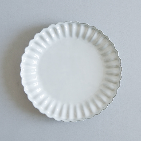 上國料正記　輪花皿Φ26ｃｍ