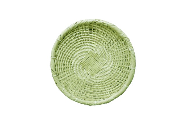 白竹ざる盛皿Φ21ｃｍ　（京都）