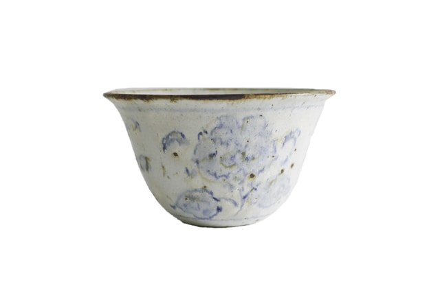 市野吉記　安南手　どんぶり　Φ16ｃｍ