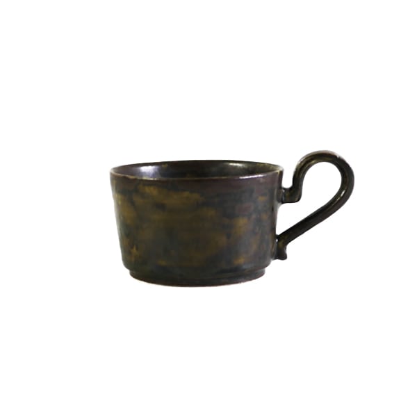 齊藤 隆　コーヒーカップ小　飴釉マット