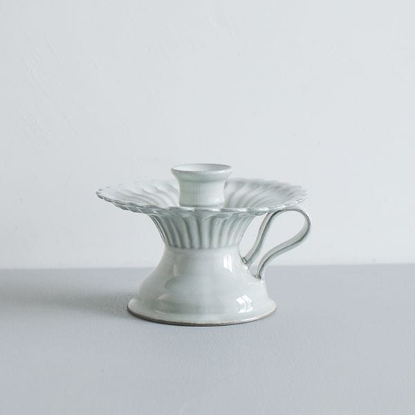 上國料正記　キャンドルホルダー　　持手有り　H10cm