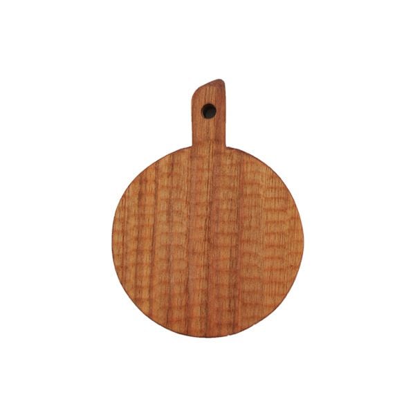 小沢賢一　カッティングボードミニ丸・彫　Φ10.5cｍ　KBM4