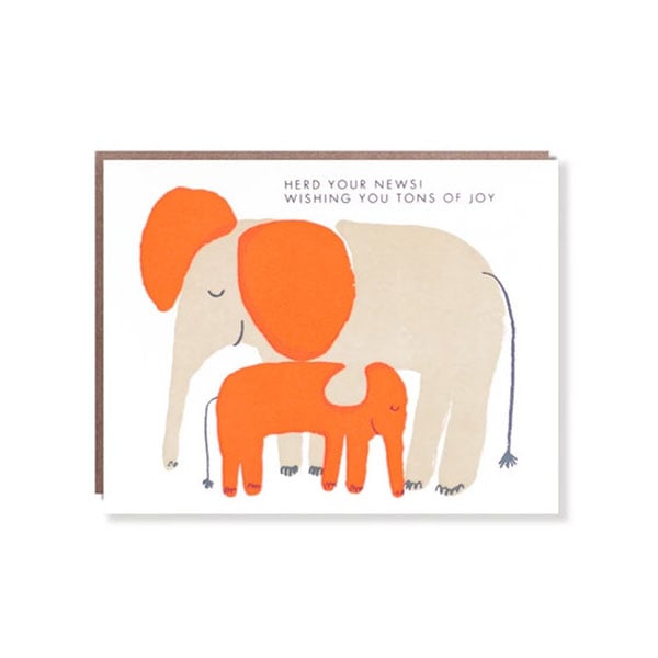 活版印刷　Herd Your News Elephants