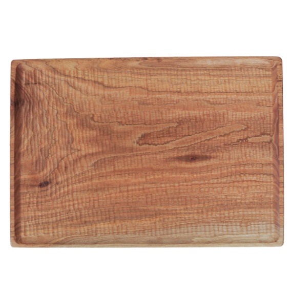 小沢賢一　くるみの木のトレー　28×40　（KT1117A）