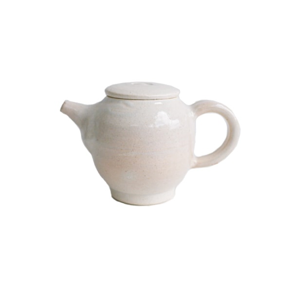 高木剛　粉引ポット　B1