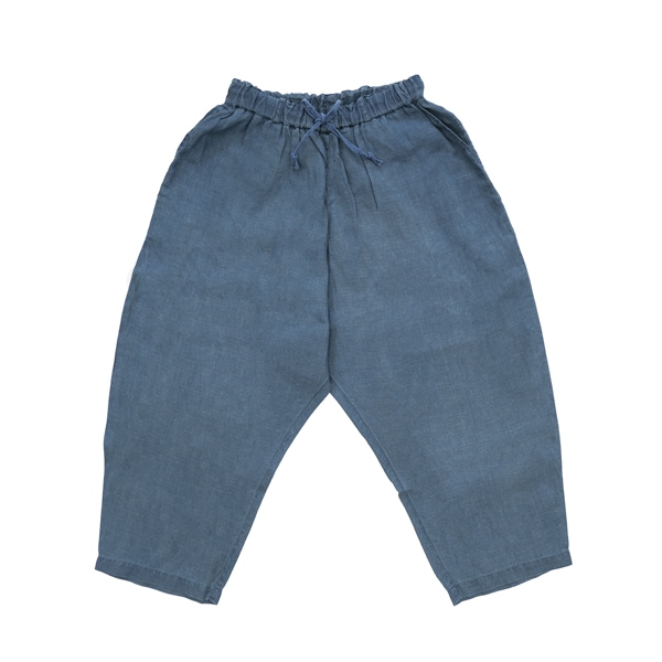 MITTAN ｜大麻パンツ(PT-140C) ｜ 藍×胡桃（草木染）