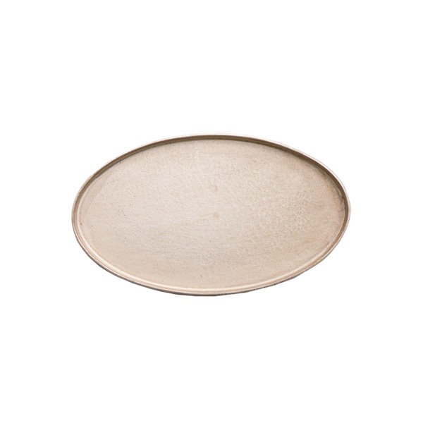 瀬川辰馬　硫化銀彩オーバルプレート　大