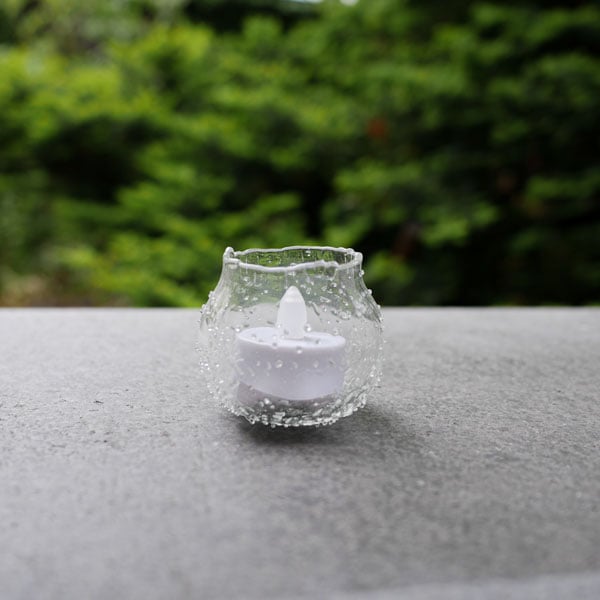 小国香織　雪灯　小　キャンドルホルダー