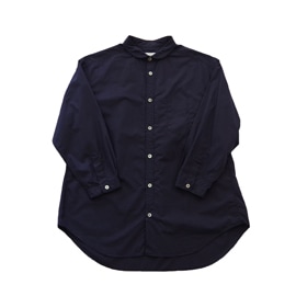 shady lane wear  grace (ラウンドカラーシャツ)　Navy　送料無料