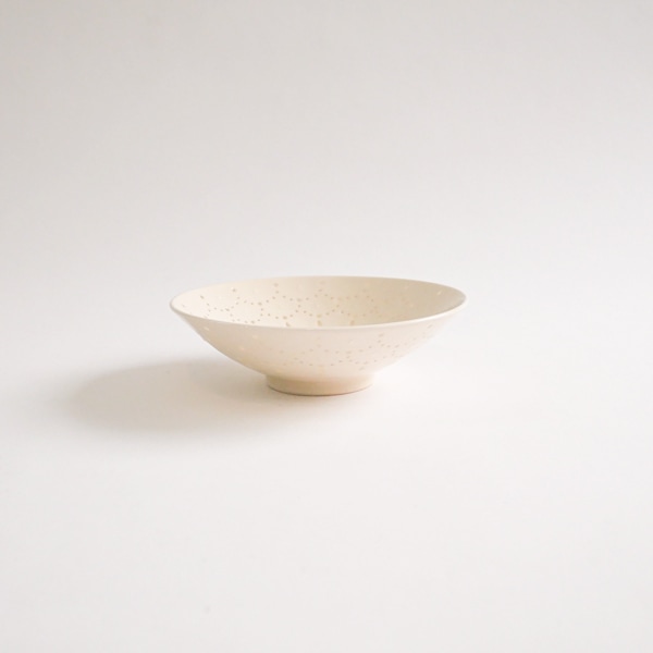 大井寛史　蛍手　平皿　Φ14.5ｃｍ