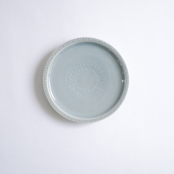 大井寛史　薄水　陽花　5寸皿　　Φ17cm