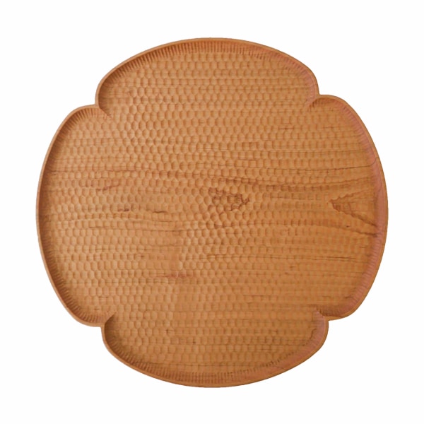 高塚和則　花形パン皿　桜　Φ33ｃｍ