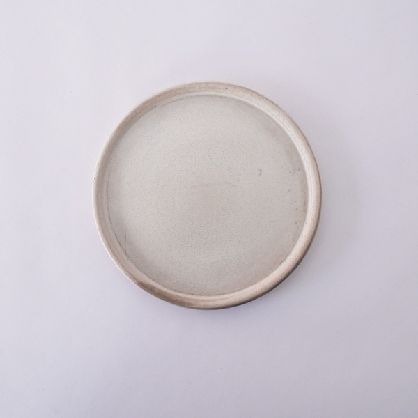 瀬川辰馬　硫化銀彩 細丸リムプレート　typeA2　Φ22.5cm