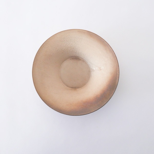 瀬川辰馬　硫化銀彩口広鉢大　D　Φ23ｃｍ