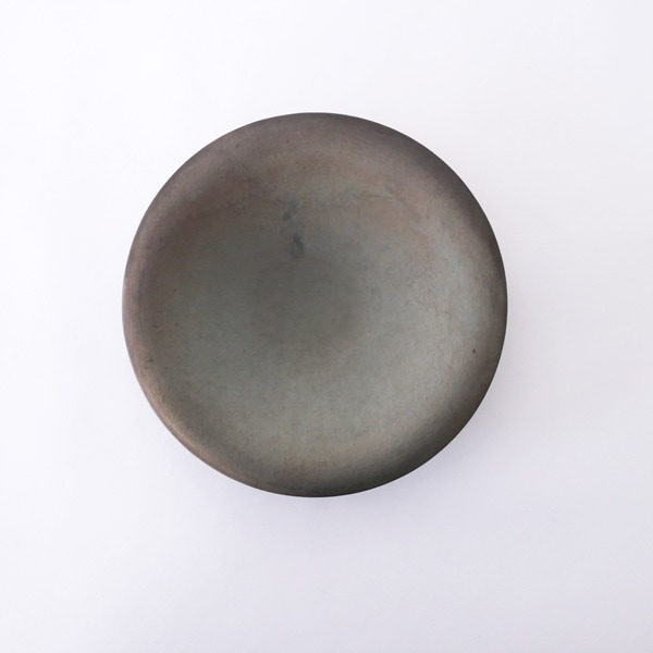 瀬川辰馬　硫化銀彩 緩リム鉢　C　Φ23.5ｃｍ