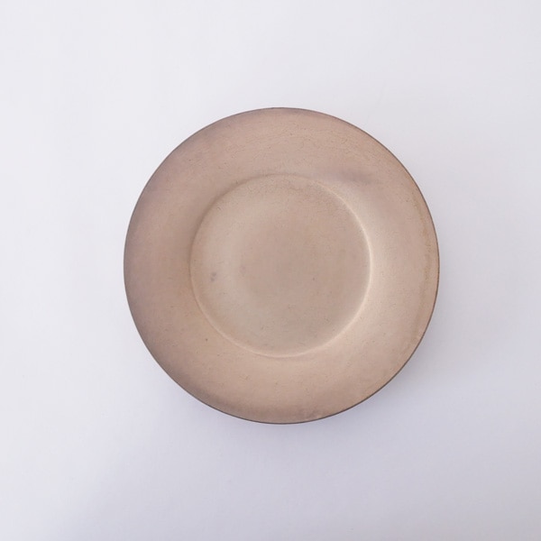 瀬川辰馬　硫化銀彩 リムプレート大 typeB1　Φ26ｃｍ