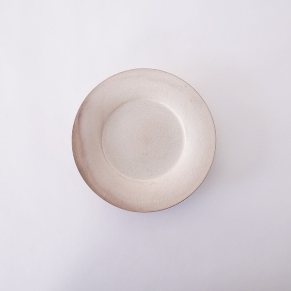 瀬川辰馬　硫化銀彩リムプレート小 typeB1　Φ21ｃｍ