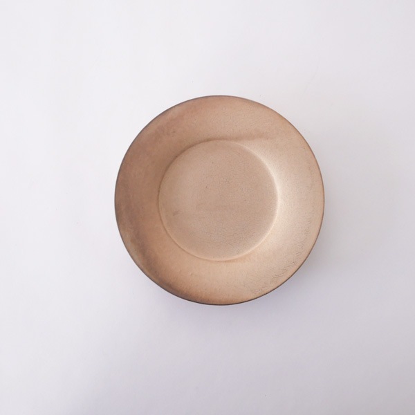 瀬川辰馬　硫化銀彩リムプレート小 typeB2　Φ21ｃｍ