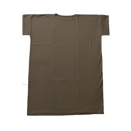 MITTAN　T-07　suvin半袖ロング平面T　茶　送料無料