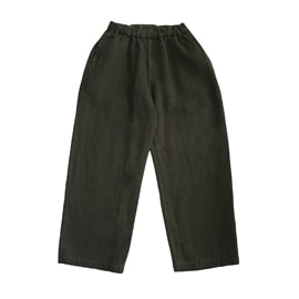 MITTAN　亜麻苧麻ワイド　濃緑　送料無料