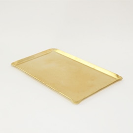 竹俣勇壱　キャッシュトレイ　真鍮　14.5×25ｃｍ