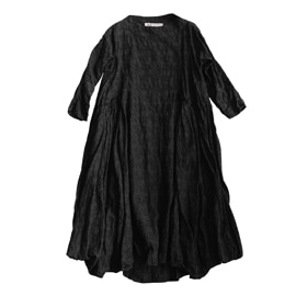 HALLELUJAH　羊飼いローブ（Embroidery Linen)　Black　送料無料