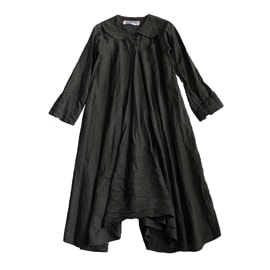 HALLELUJAH　ハレルヤ　クロディーヌの襟のドレス Charcoal　Black　送料無料