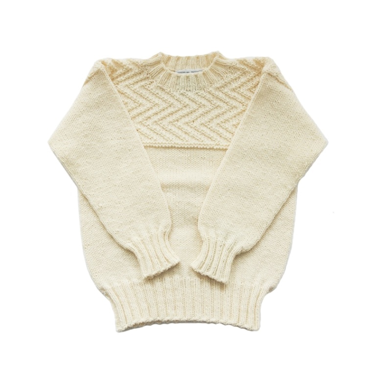 気仙沼ニッティング　etude エチュード　Size・S　〔生成り〕 ※11/16まで期間限定販売　送料無料