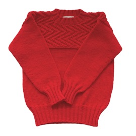 気仙沼ニッティング　etude エチュード　Size・S　〔赤〕 ※11/16まで期間限定販売　送料無料